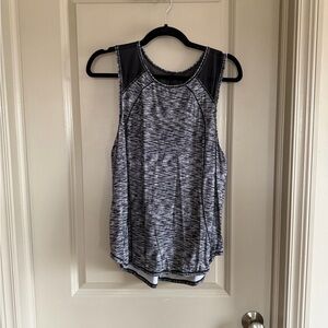 Lululemon Athletica Black and Gray Tank Top
